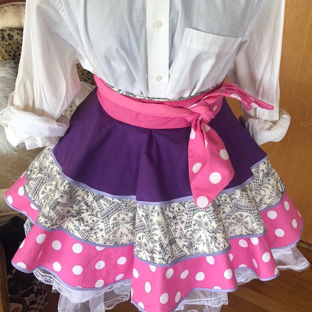Handmade Parisian Half Apron